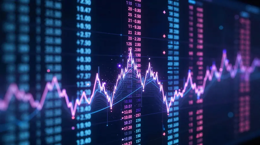 股票 赛博朋克金融数据界面